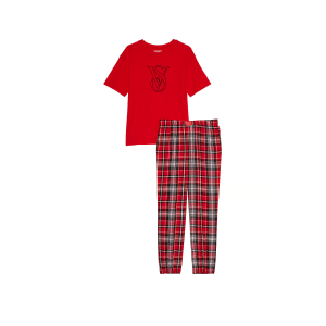 Піжама Flannel Jogger Tee-Jama Set Lipstick Heritage Plaid