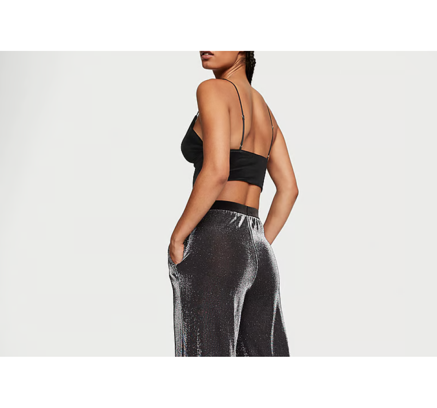 Топ Velvet Cami & Shimmer Knit