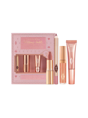 Подарочный набор Charlotte Tilbury PILLOW TALK BEAUTIFYING LIP AND CHEEK SECRETS
