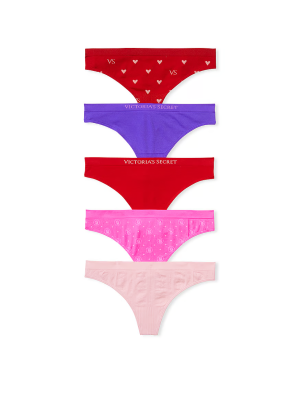 Набор трусиков 5-Pack Seamless Thong Panties