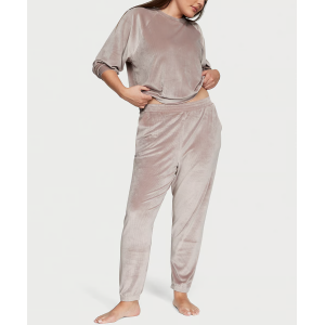 Спортивний костюм Velour Ribbed Crewneck Set Candlelight Rose