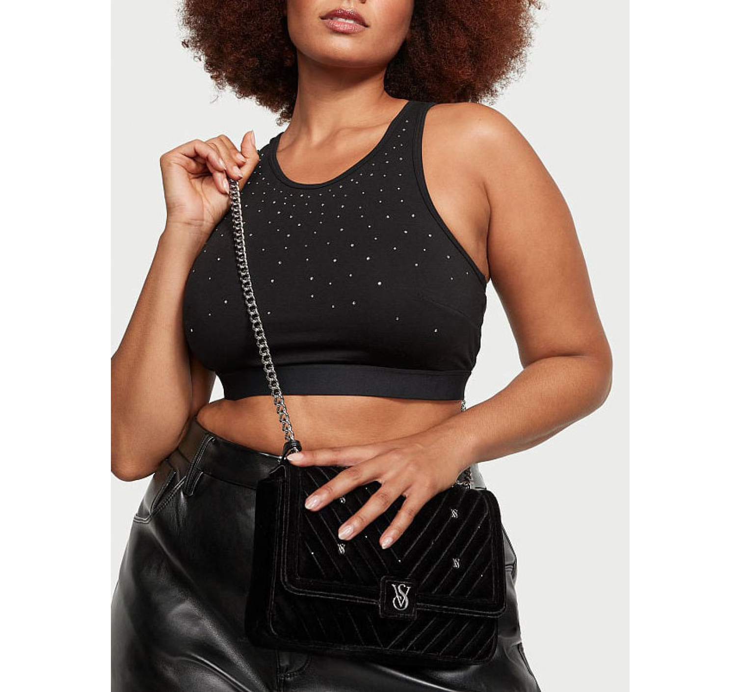 Крос-боді Вікторія Сікрет Medium Crossbody Bag Velvet