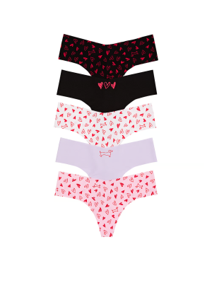 Набір трусиків 5-Pack No-Show Thong Panties V-Day Fashion