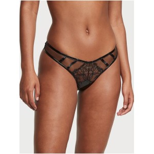 Комплект білизни Rose Embroidery Push-Up Bra Black Set
