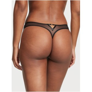 Комплект білизни Rose Embroidery Push-Up Bra Black Set