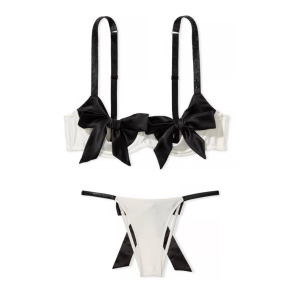 Комплект белья DREAM ANGELS Satin Peekaboo Bow Balconette Bra 