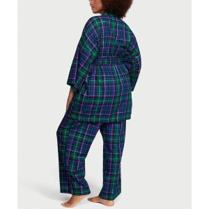 Піжама Flannel 3-Piece Long Pajama Set Plaid