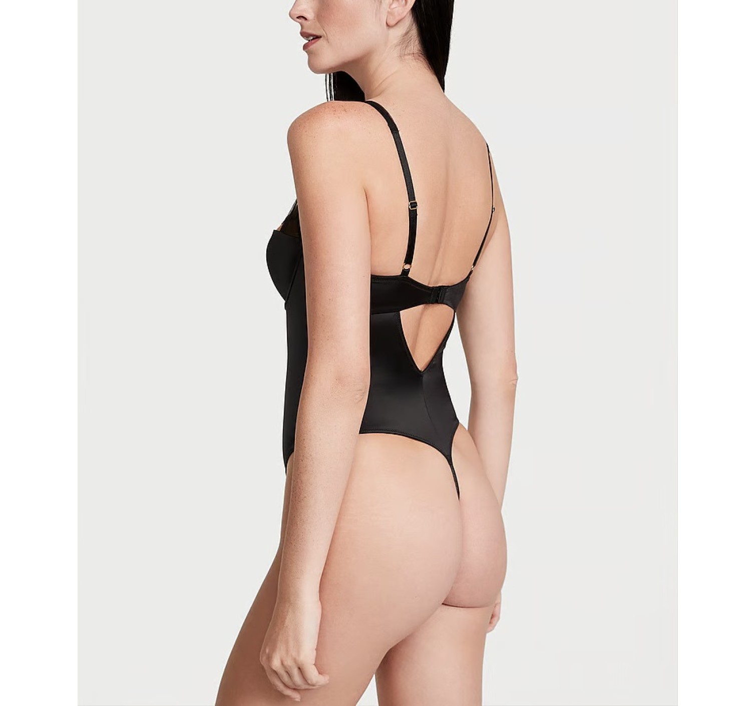 Боді Logo Embroidery Unlined Underwire Teddy