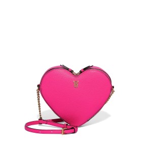 Сумка Heart Crossbody Bag Hot Pink