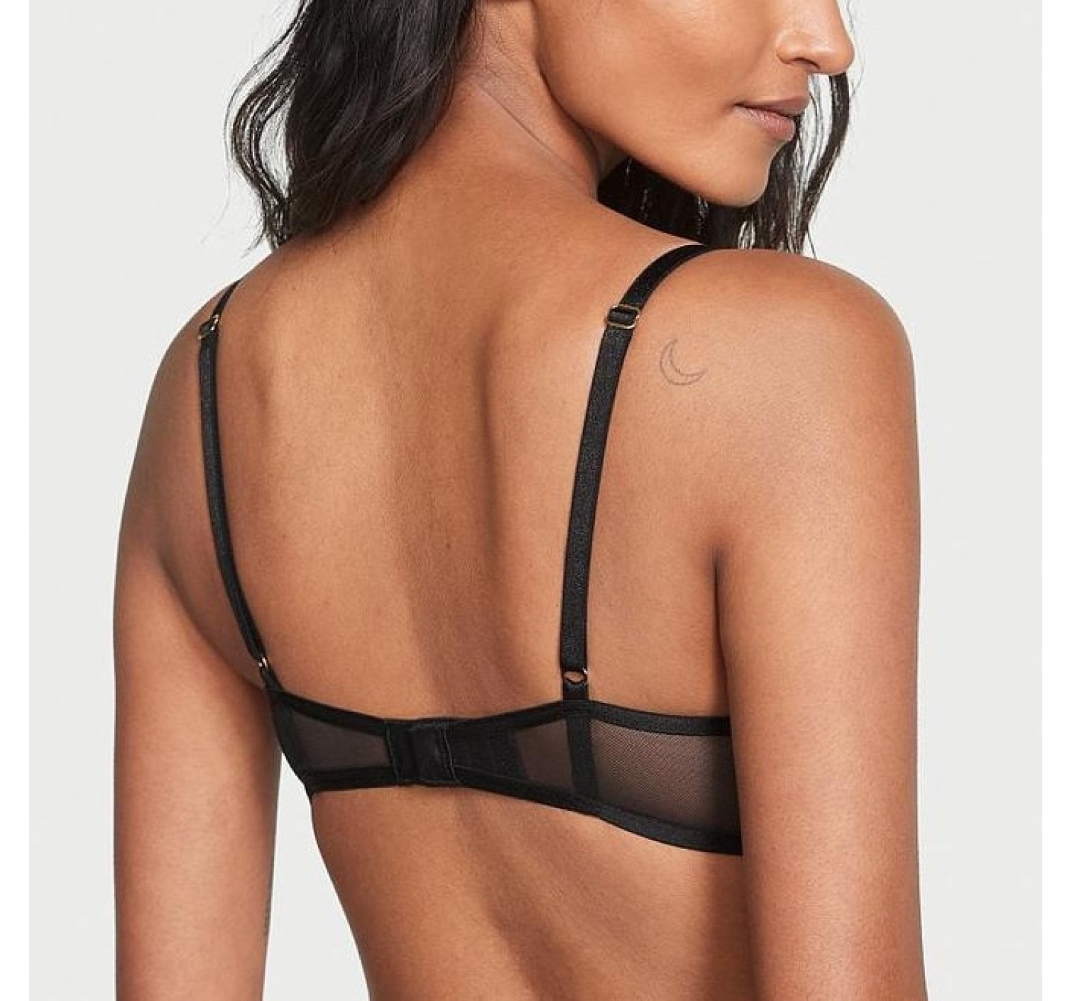Комплект білизни Rose Embroidery Push-Up Bra Black Set