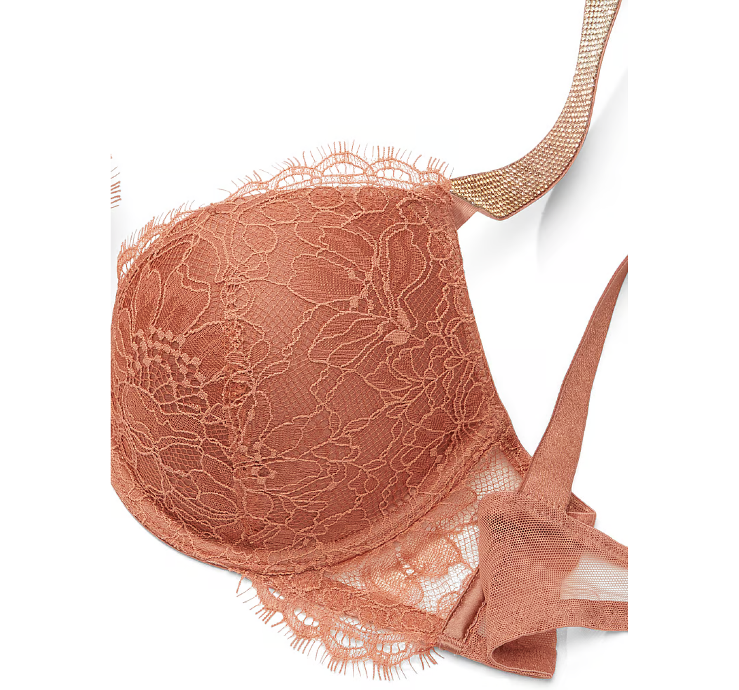 Комплект белья Shine Strap Lace Push-Up Bra Set Chemise
