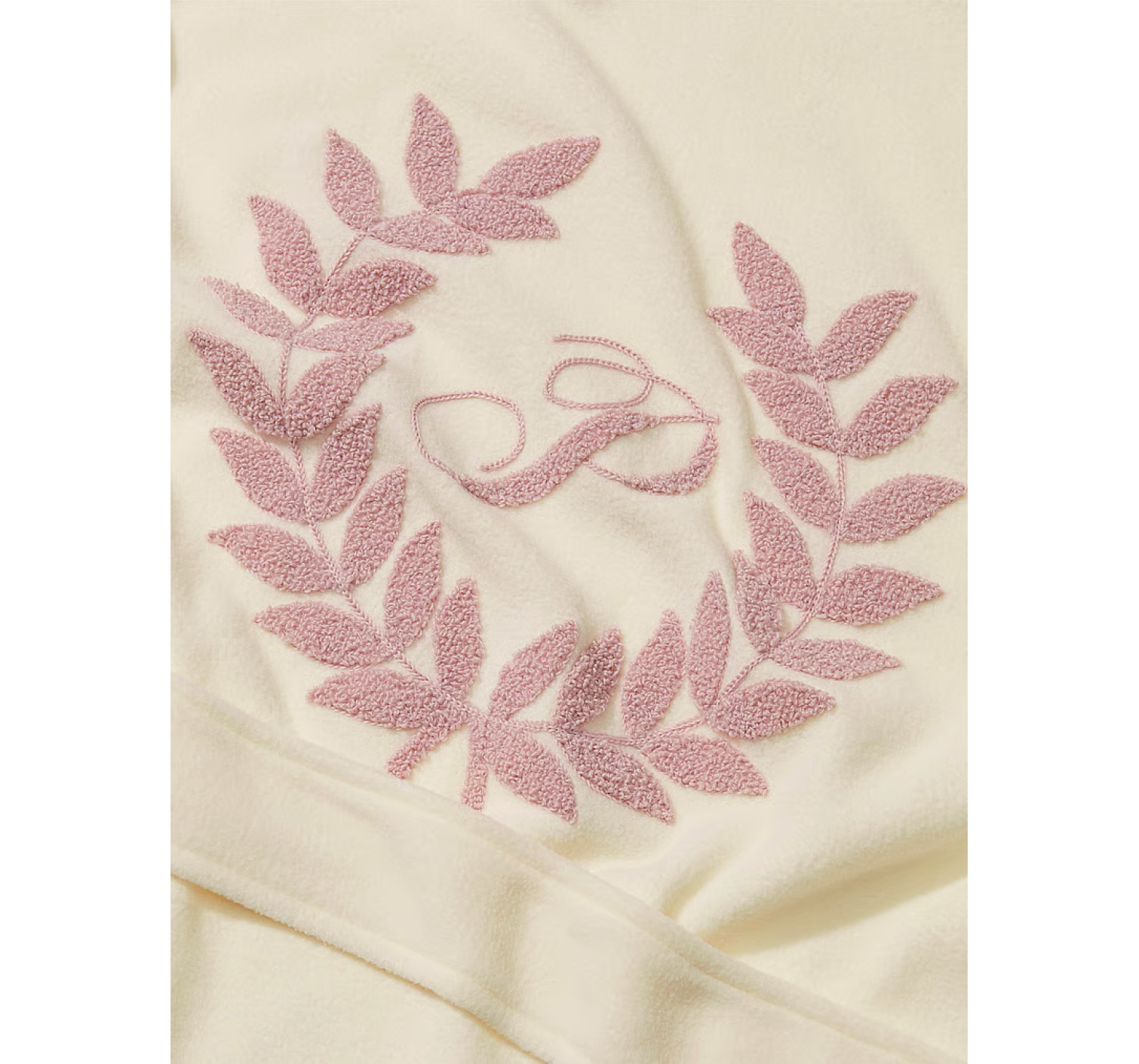 Плюшевий халат PINK Polar Fleece Robe White