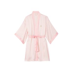 Сатиновий халат The Tour '23 Iconic Pink Stripe Robe Iconic Stripe