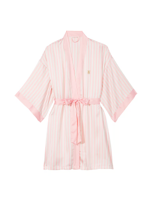Сатиновый халат The Tour '23 Iconic Pink Stripe Robe Iconic Stripe