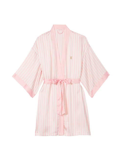 Сатиновый халат The Tour '23 Iconic Pink Stripe Robe Iconic Stripe