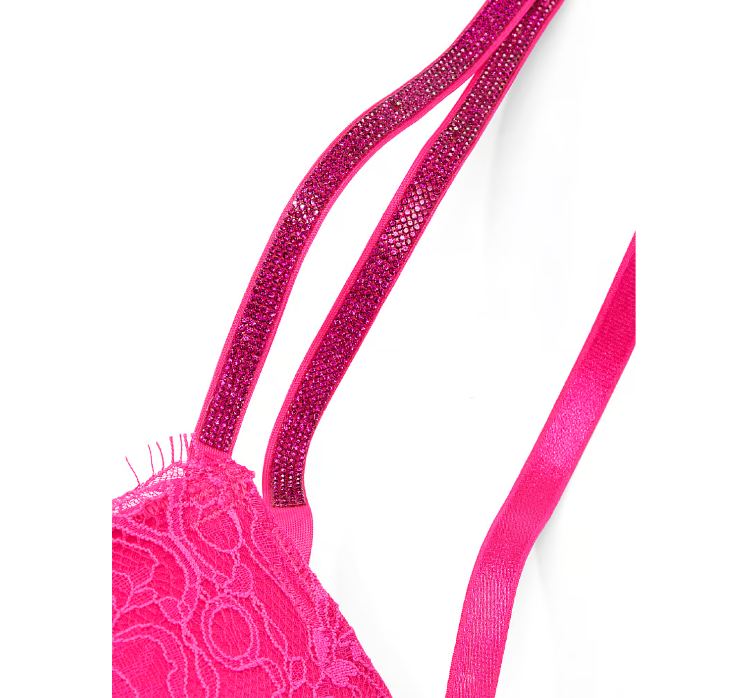 Комплект белья Bombshell Add-2-Cups Shine Strap Lace Push-Up Bra Set