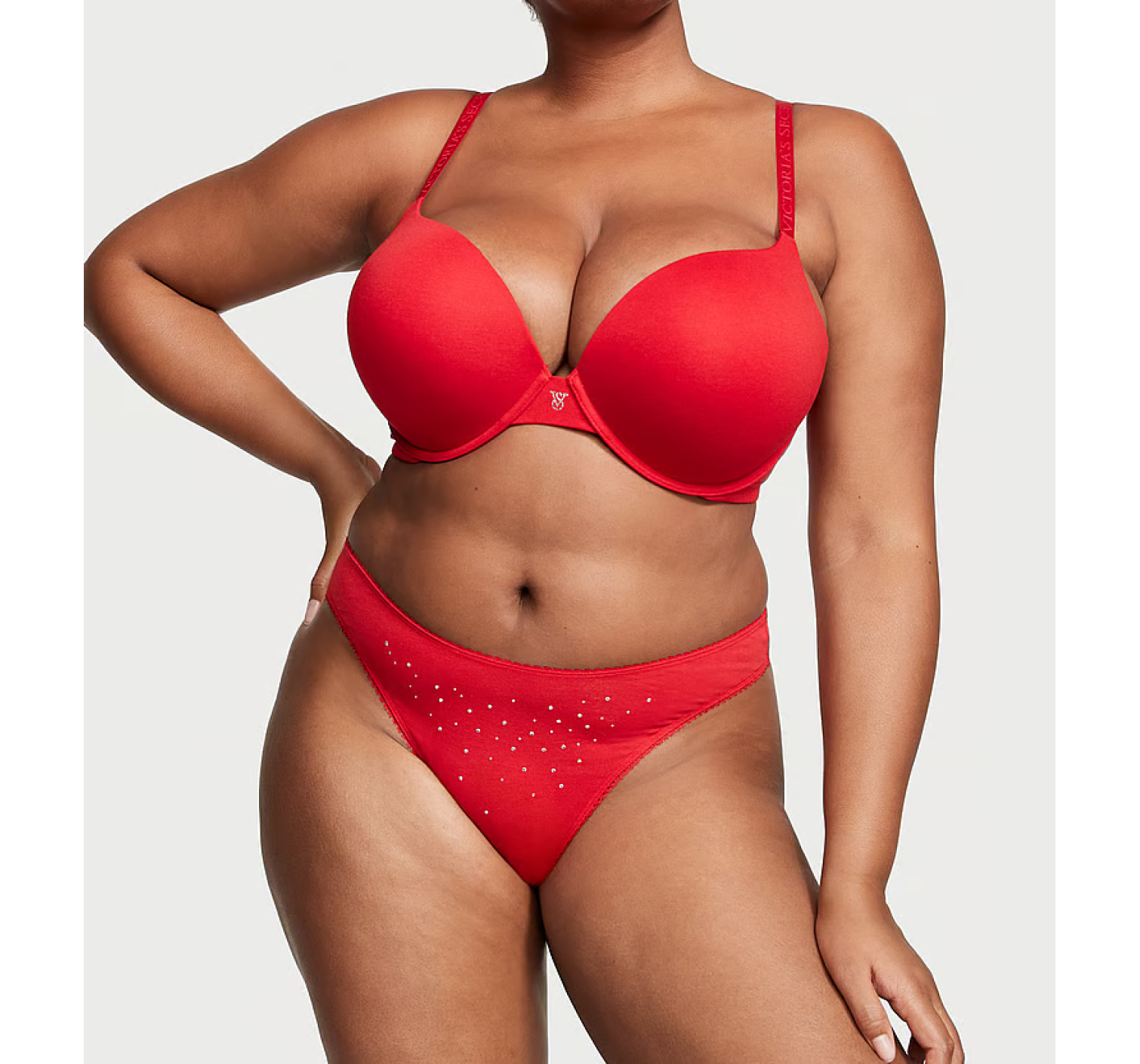 Комплект белья Bombshell Push-Up Cotton T-Shirt Bra Set Lipstick