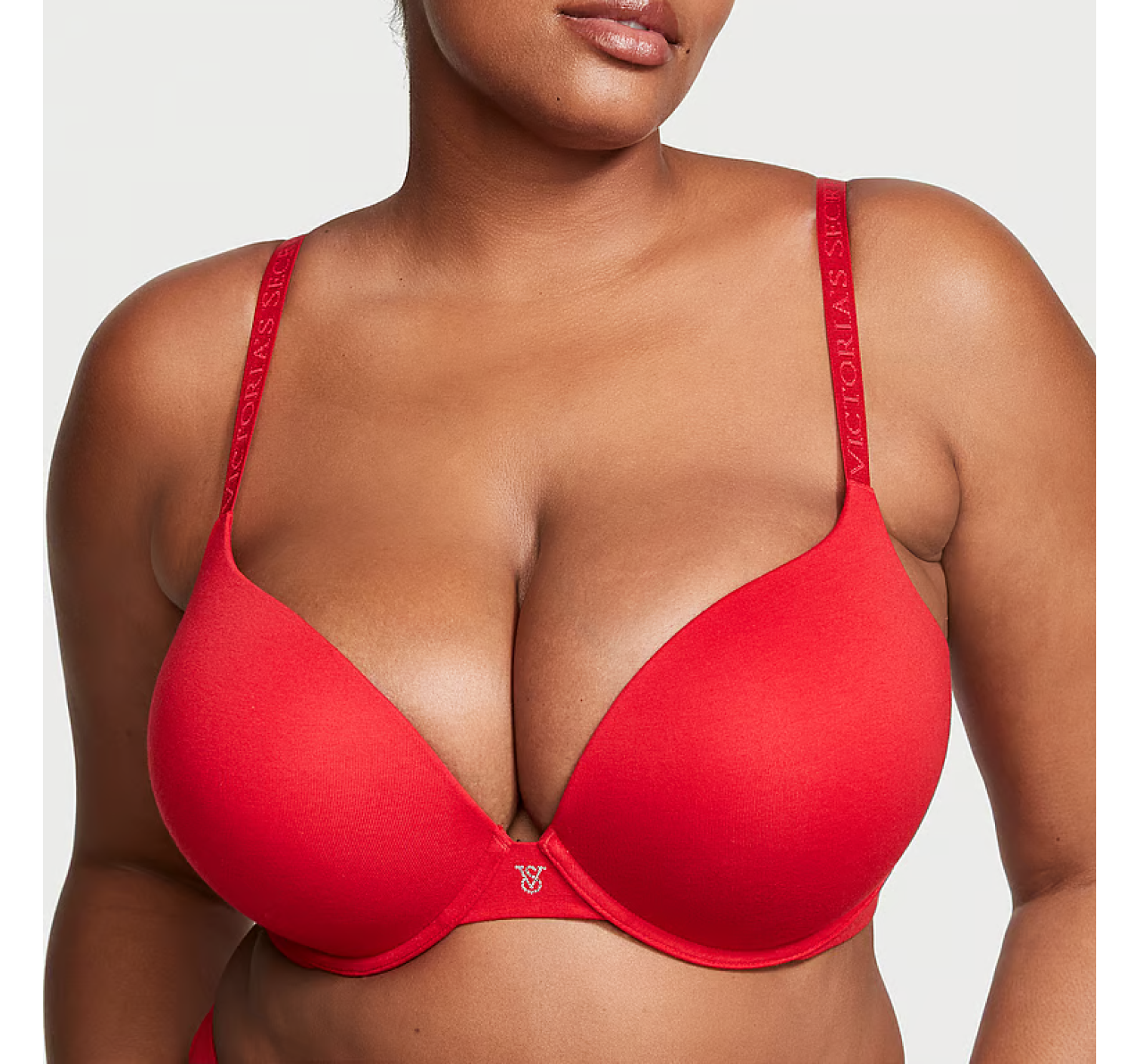Комплект белья Bombshell Push-Up Cotton T-Shirt Bra Set Lipstick