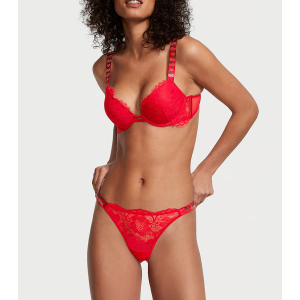 Трусики Shine Strap Thong Panty Cherry Red