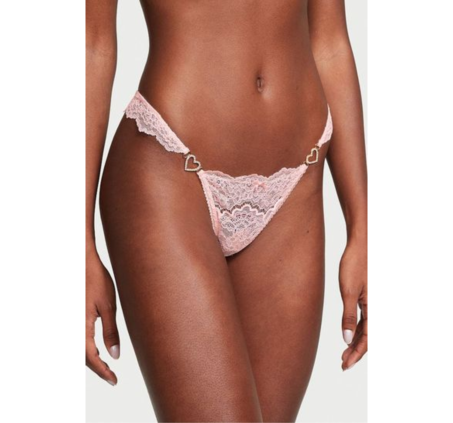 Трусики Shine Heartware Lace Brazilian Panty Pretty Blossom