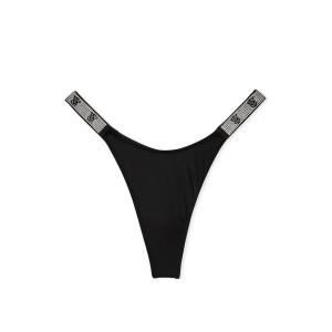 Трусики Shine Strap Thong Panty Black
