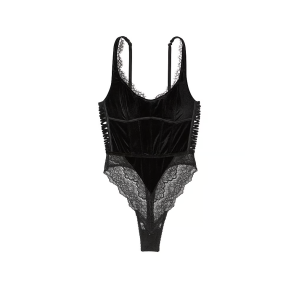 Боді Wicked Velvet Unlined Vintage Lace Corset Teddy
