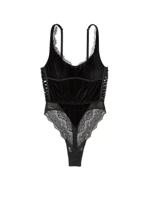 Боді Wicked Velvet Unlined Vintage Lace Corset Teddy