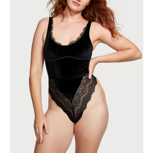 Боді Wicked Velvet Unlined Vintage Lace Corset Teddy