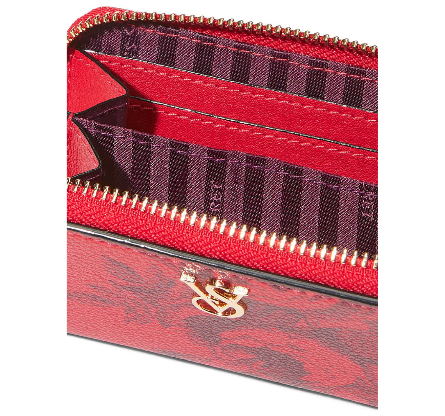 Гаманець Small Wallet with Zip Red Floral