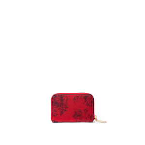 Гаманець Small Wallet with Zip Red Floral