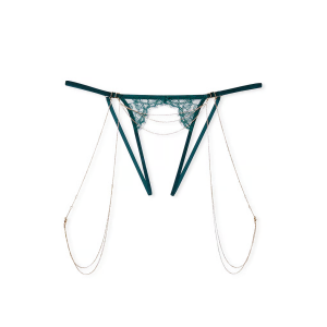 Комплект белья VERY SEXY Delicate Chain Open-Cup Lace Demi Bra Set