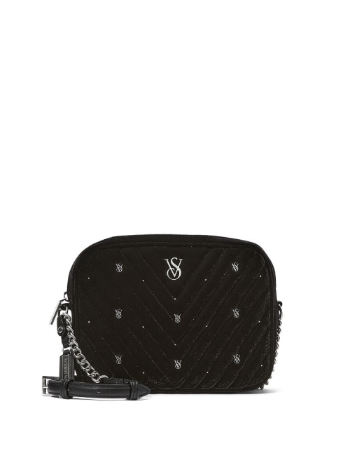 Сумка The Victoria Crossbody Camera Bag Velvet Black