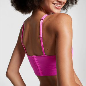 Корсетний топ Satin Lightly Lined Corset Top Pink Berry