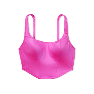 Корсетний топ Satin Lightly Lined Corset Top Pink Berry