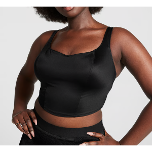 Корсетний топ Satin Lightly Lined Corset Top Black