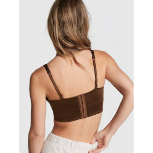 Корсетный топ Satin Lightly Lined Corset Top Chocolate Kiss