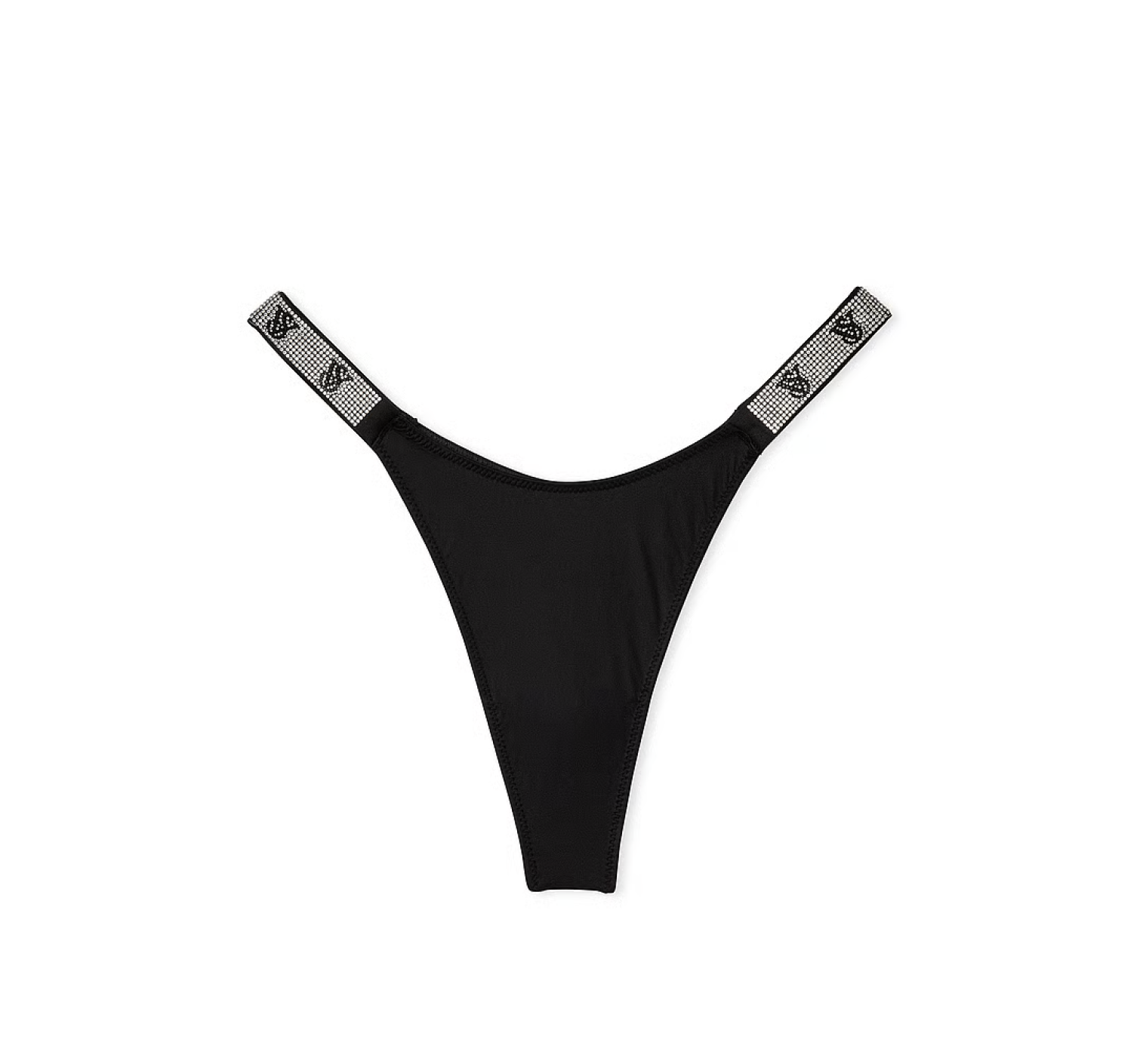 Комплект білизни Shine Logo Satin Strapless Corset Bra Set Black