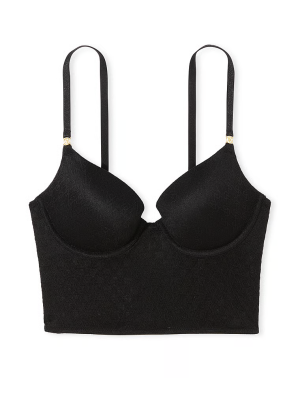 Бюстье Icon by Victoria's Secret Push-Up Corset Top Black