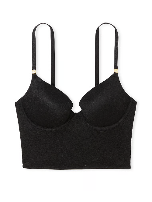 Бюстье Icon by Victoria's Secret Push-Up Corset Top Black