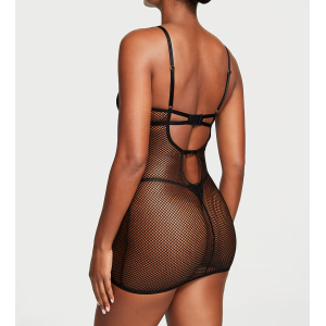 Пеньюар VICTORIA'S SECRET Sheer Mesh Slip Black