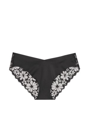 Трусики Victoria’s Secret Hiphugger seamless floral black