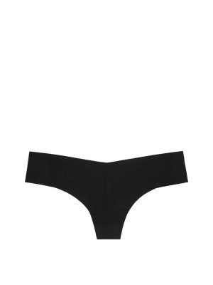 Трусики Victoria’s Secret Thong black бесшовные