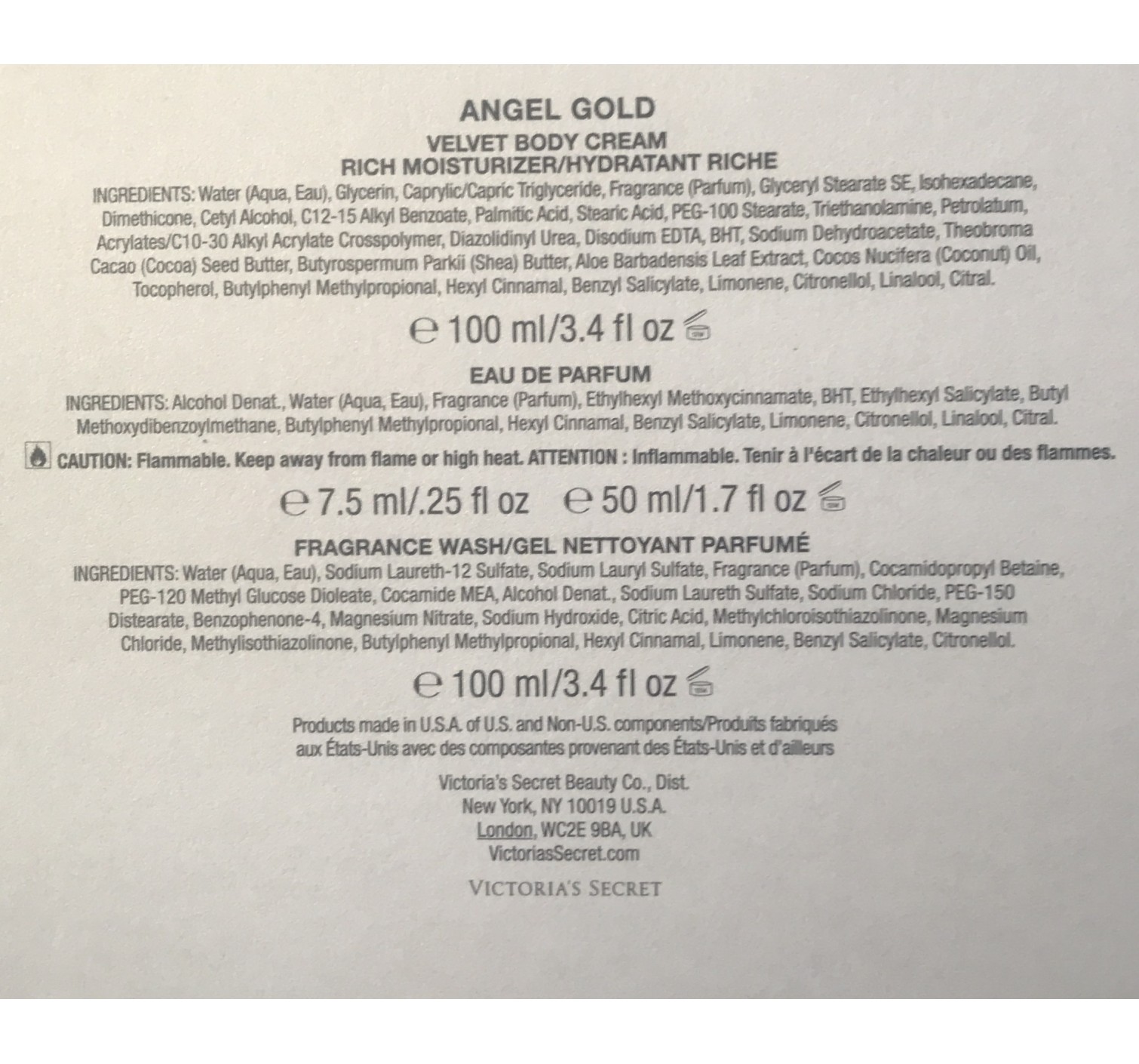 Подарунковий набір AngeL Gold Luxury Gift Set Victoria's Secret