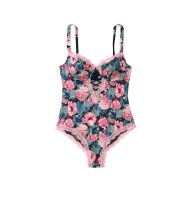Боди body by VICTORIA Lace trim modal bodysuit 