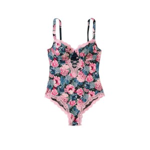 Боди body by VICTORIA Lace trim modal bodysuit 