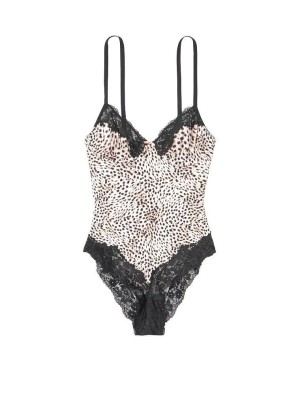 Боди Lace trim modal bodysuit Victoria’s Secret 