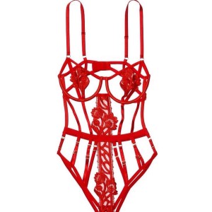Боди Very Sexy Floral Embroidered Strappy Teddy