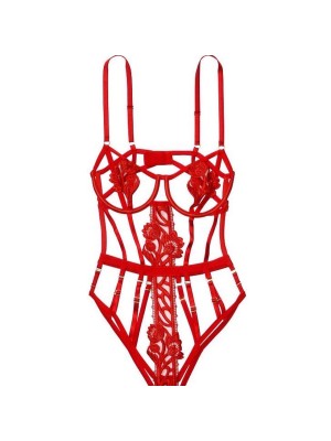 Боди Very Sexy Floral Embroidered Strappy Teddy