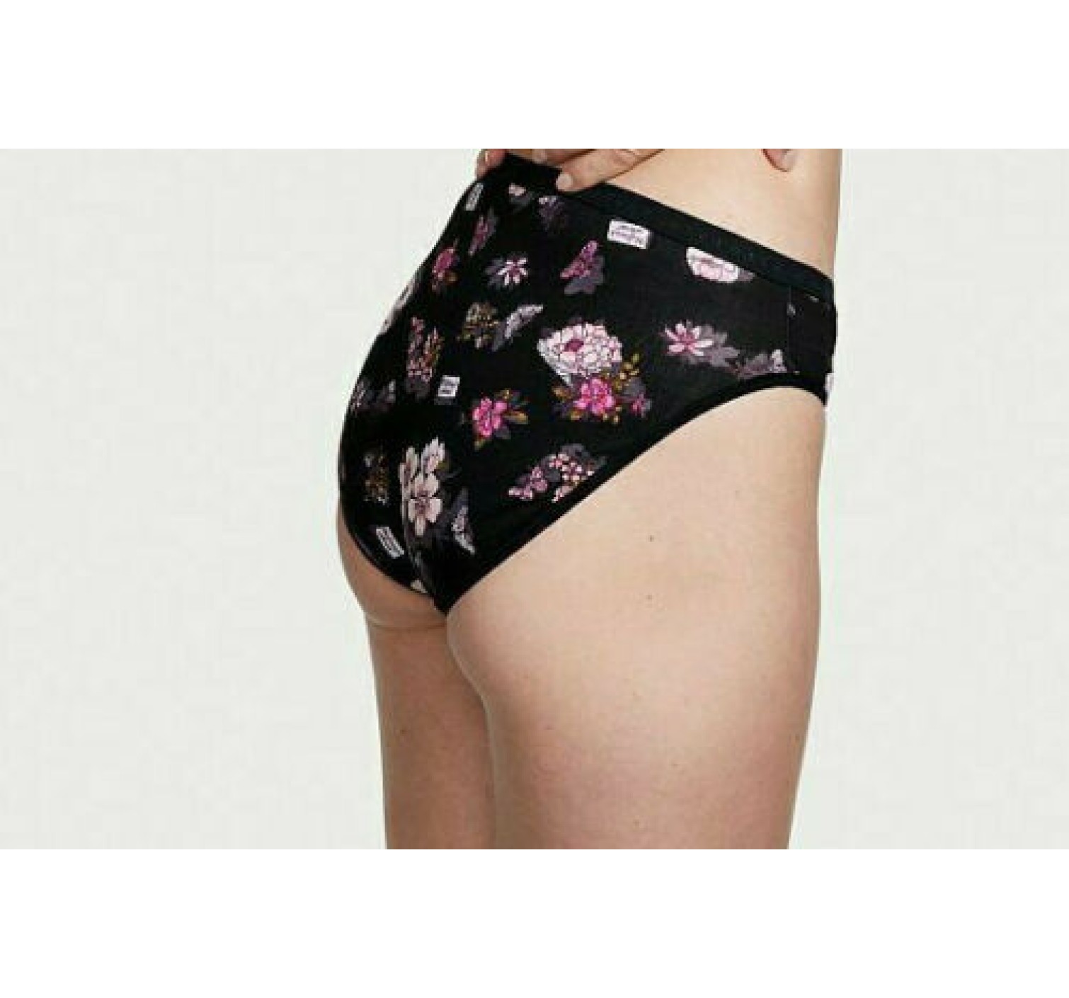 Трусики Victoria’s Secret Cotton High-Leg Brief Pink Floral