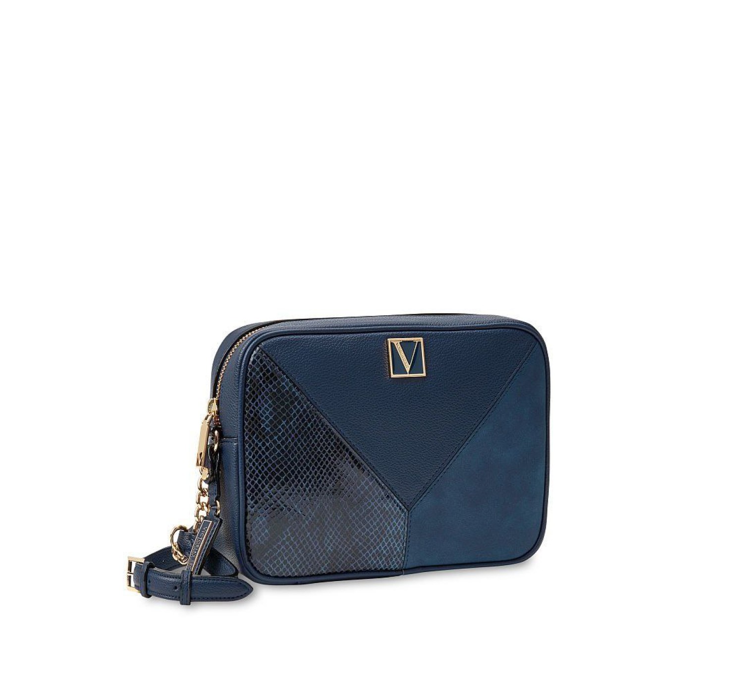 Сумка The Victoria Top Zip crossbody Black & Blue